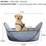 La La Pet Folding Non-Stick Pet Grooming Tent Dog Hair Catcher Cat Hair Cutting Tray Puppy Hair Trimming Organizer