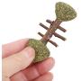ocijf179 Cat Toy Pet Cat Kitten Matatabi Fish Mouse Shape Ball Teaser Interactive Play Chew Toy - Ball