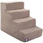 Majestic Pet Velvet Suede Pet Stairs, Foam Feeling Pet Step, Steps for Dogs & Cats, Puppy & Kitty Ramp