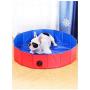 BODISEINT Pet Dog Swimming Pool Indoor Outdoor Kiddie Pools Collapsible PVC Bath Tub Dogs Playing Pool Puppy Shower Dog Bathing Tub for Dogs Cats and Kids