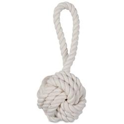 MuttNation Fueled by Miranda Lambert Monkey Fist Rope Dog Toy, White