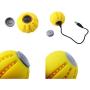 Laroo USB Charge LED Ball for Dogs Durable Dog Toys Yellow/Orange