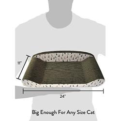 Feline Be Mine Cat Scratcher Cardboard Bed Scratching Pad Sofa Couch Corrugated Cardboard Kitten Lounge with Catnip