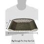 Feline Be Mine Cat Scratcher Cardboard Bed Scratching Pad Sofa Couch Corrugated Cardboard Kitten Lounge with Catnip
