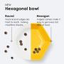 Nest Bowl Ceramic Cat Food Bowl I Raised Cat Food Bowl I Elevated Cat Bowl I Tilted Cat Bowl I Cat Bowl No Spill I Stress Free Bowl