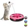 Relaxdays Pink Cat Toy Carousel with Mouse, Interactive Toy, Ball with Bell, Pet Training and Entertainment Relaxdays Pink Cat Toy Carousel with Mouse, Interactive Toy, Ball with Bell, Pet Training and Entertainment