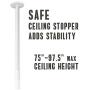 Downtown Pet Supply Deluxe Interactive Cat Scratching Sisal Posts Tree and Exerciser for Kitty, Interactive Cat Toys (Regular, Premium, Giant, Tall 4-Level Scratch Post)