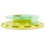 HYSUNG Pet Dog Cat Training Toy Tool Cats Interactive Smart Toys Feeder Creative Double Layer Rotary Feeding Toys with Ball
