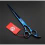 Purple Dragon 8 Inch Professional Pet Grooming Scissors Sets Dog Grooming Shear 1 Pc STRAIHT & 1 PcTHINNING & 2 Pcs Curved Scissors