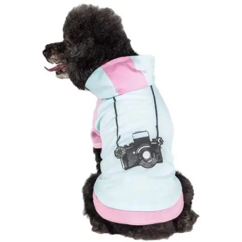 Blueberry Pet 2 Colors Camera Dog Hoodie Blueberry Pet 2 Colors Camera Dog Hoodie