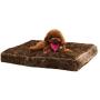Millie Mats Pet Bed Plush Faux Fur Bed for Small & Medium Size Dog, Puppy or Cat. Use as Crate Bed. Washable Removable Cover for Easy Clean. Soft, Warm & Luxurious for stretchers & Belly Loungers.