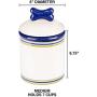 Creature Comforts Ceramic Treat Jars Collection – Extensive Selection of Beautiful, Stylish Food Storage Container for Dogs, Cats and Pets – Option to Customize and Personalize