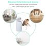 DELOMO Cat Light Toy, Smart Interactive Cat Toy, 2 Rotating Modes Automatic cat Toy, USB Rechargeable Light Dot Toy for Cat Chasing
