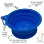 Nessie Goods Travel Pet Bowl, Collapsible Bowl with Suction Cup Bottom