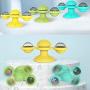 ocijf179 Turntable Pet Cats Puzzle Training Turntable Windmill Ball Teaser Whirling Interactive Toy - Random Color