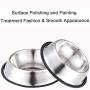 NAIYO Dog Bowl Stainless Steel Dog Bowl with Rubber Base for 8oz 16oz 26oz Small/Medium/Large Dogs,Pets Feeder Bowl and Water Bowl Perfect Choice,Dogs and Kittens