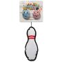 Best Pet Supplies 3-in-1 Sports Toy Set for Small and Medium Dogs, Tough Interactive Squeaky Chew Toy