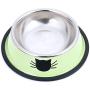 Legendog 3PCS Pet Bowl Stainless Steel Non-Skid Base Dog Bowl Cat Bowl with 2 Food Scoop