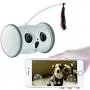 SKYMEE Owl Robot, 1080 FHD Pet Camera Treat Dispenser Interactive Toy for Dogs Cats Remote App Control (Only 2.4G WiFi)