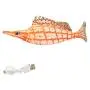 YYDS 30CM Electric Fish USB Charging Cat Toy, Realistic Plush Moving Fish Dancing Simulation Flexible Fish Pet Toy YYDS 30CM Electric Fish USB Charging Cat Toy, Realistic Plush Moving Fish Dancing Simulation Flexible Fish Pet Toy
