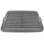 Firstco Mesh Training Toilet Potty Tray for Puppy and Small Size Dog 20.3 x 16.3 x 1.2 inch (Mint+Gray)