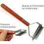 MEETWIN Undercoat Grooming Rake, Dematting Stripper, Tool, Combs for Medium to Large Dogs, Cats, Stainless Steel Combines with Solid Wooden Handle MEETWIN Undercoat Grooming Rake, Dematting Stripper, Tool, Combs for Medium to Large Dogs, Cats, Stainless Steel Combines with Solid Wooden Handle