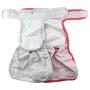 UEETEK Female Pet Dog Puppy Hygiene Diaper Pants Washable Reusable Nappy Pants Size XS 2PCS (Rose Red)