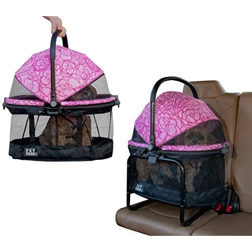 Pet Gear View 360 Pet Carrier & Car Seat with Booster Seat Frame for Small Dogs & Cats with Mesh Ventilation for Easy Viewing