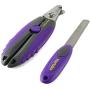 Dog Nail clippers for Large Dogs By Hertzko, Cat Nail Clipper with Quick Safety Guard to Avoid Over Cutting, Dog Nail Trimmers, Nail Clippers for Dogs Large and Medium, Free Nail File Included