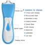 BlueFire Upgraded Professional Dog Grooming Clipper, Cordless Rechargable Quiet Cat Dog Hair Clippers Pet Trimmer, Washable Low Noise Electric Dog Shaver Clippers for Dogs, Cats, Other Pets