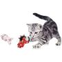 ocijf179 Pet Toy 3Pcs Christmas Series Funny Interactive Simulated Fish Cat Toys Pet Supplies - Random Color 3pcs
