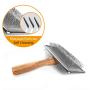 Claw Claws Pet Slicker Brush for Dogs and Cats, Wooden Handle with Stainless Steel Soft Pins, Gently Remove Tangled, Loose Undercoat and Mats Hair, Pet Grooming Brush, Soft Pin Brush Tool