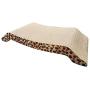 JIKLLSJID Multifunction Cat Scratching Board, Cat Climb Tree with Cat Scratching Board, Cute U Shape Corrugated Paper Pet Cat Toy Cat Claw-Grinding Plate with Catnip Leopard Print Pattern