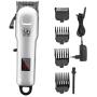 FEENGG Dog Clippers with High Power for Thick Coats, Professional Heavy Duty Dog Grooming Kit, Plug-in & Quiet Pet Clippers with 4 Comb Guides