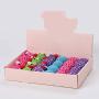 ocijf179 Pet Toy 24Pcs/Set Cat Toy String Knotted Ball Mouse Molar Anti-bite Gift Box Pet Supply - Random Color