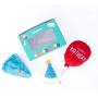 ZippyPaws - Birthday Box Gift for Dogs Squeaky Toy Set - 3 Toys