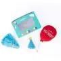 ZippyPaws - Birthday Box Gift for Dogs Squeaky Toy Set - 3 Toys