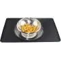 LIVSTON Dog Cat Food Feeding Mat (19''x12''), Raised Edge Silicone Non Slip Waterproof Pet Food Tray Placemat LIVSTON Dog Cat Food Feeding Mat (19''x12''), Raised Edge Silicone Non Slip Waterproof Pet Food Tray Placemat