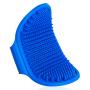 LIANGDU Dog Grooming Brush, Pet Bath Comb Brush, Which Helps To Soothe Massage, Rubber Comb, Adjustable Ring Handle, Suitable For Pet Cats And Dogs