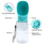VECH Dog Water Bottle, Portable Leak Proof Puppy Water Dispenser Drinking Bowl Cup for Pet Outdoor Walking, Hiking, Travel, BPA Free Food Grade Plastic Pets Outdoor Drinking Feeder 19oz/550ml …
