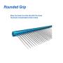 HarSeab Pet Stainless Steel Grooming Comb 7.5 Inch,Pet Comb for Dogs & Cats,Pet Grooming Brush Deshedding Tool Removes Tangles and Knots