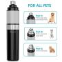 oneisall Dog Nail Grinder - Quiet Stepless Speed Regulation USB Rechargeable Pet Nail Trimmer Paws Grooming & Smoothing for Small Medium and Large Dogs & Cats