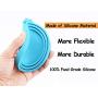 Comtim Pet Food Can Lids, Silicone Can Lids Covers for Dog and Cat Food, Universal Size Fits All Standard Size Dog and Cat Can Tops
