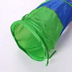 Aopiu Pet Foldable Tunnel, Cat Rabbit Play Tunnel, Cat Tunnel with Ball Kitten Cat Toy