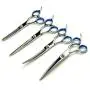 LILYS PET Professional PET Dog Grooming Scissors Suit,RED/Blue Ring, Cutting&Curved&Thinning Shears LILYS PET Professional PET Dog Grooming Scissors Suit,RED/Blue Ring, Cutting&Curved&Thinning Shears