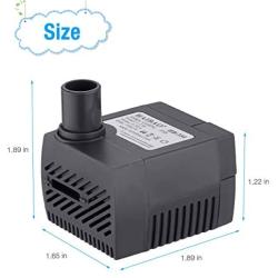 isYoung Pet Pump for LED Cat Fountain, Replaceable Water Pump