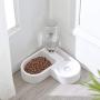 Zaytween Double Dog Cat Bowls Water Dispenser and Food Bowl Set Automatic Water Dispenser Bottle Pet Feeder for Cat and Small Medium Dog