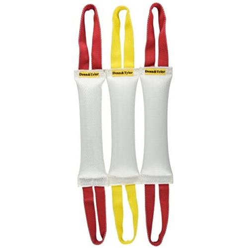 Dean & Tyler Bundle of 3 Tugs for Pets, Fire Hose, 12-Inch by 4-Inch