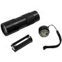 4Pcs UV Flashlight, LED Blacklight Portable Flashlights 395nm, Ultraviolet Light Detector for Invisible Ink Pens, Dog Cat Pet Urine Stain(2Black+2Silver)