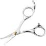 LILYS PET 5.0'' Right-Handed Round-Tip Pet Grooming Scissors, Stainless Steel Small Ball Tip for Nose Hair,Ear Hair,Face Hair,Paw Hair for Dogs and Cats…